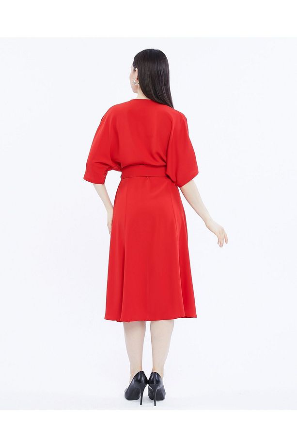 Kalın Jesica Polyester Kumaş Elbise - 6