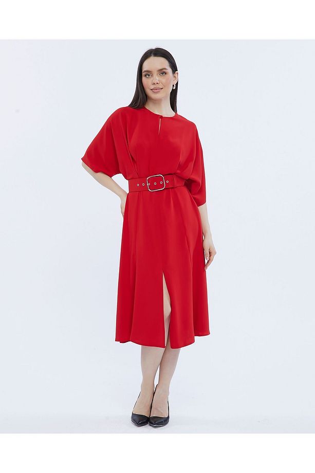 Kalın Jesica Polyester Kumaş Elbise - 1
