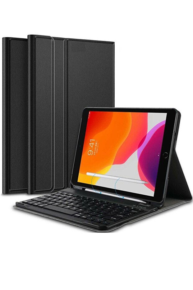 Ipad Mini Kılıf Bluetooth Klavye Kablosuz Keyboard Standlı 7.9 Inç 5 A2133 A2124 A2126 A2125 - 3