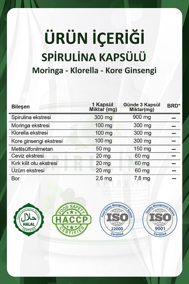 Spirulina Kapsül - 3