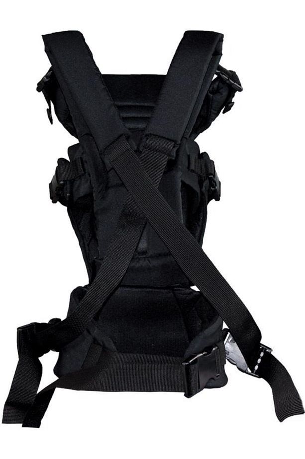 Plus Bel Destekli Ergonomik Kanguru çok yönlü ayarlanabilir siyah - 4