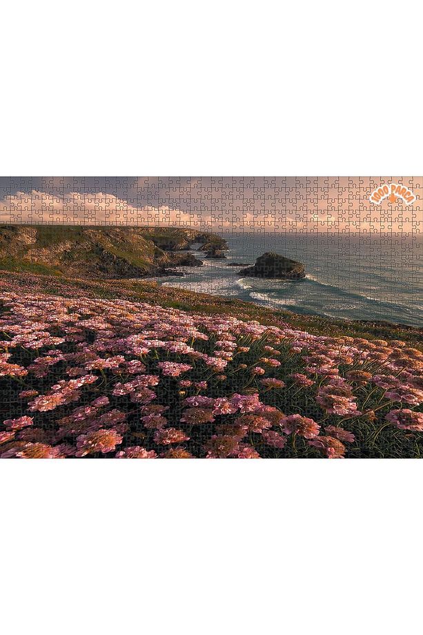 Arzunun Sahil Çiçekleri Dekoratif Çift Katlı Çerçeveli Asılabilir Ahşap Puzzle 1000 PARÇA 70X50 - 8