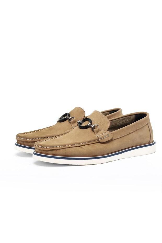 Modica Genuine Leather Nubuck Men's Casual Shoes Loafer Shoes