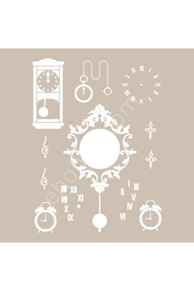 نموذج الساعة AS550 A4 استنسل