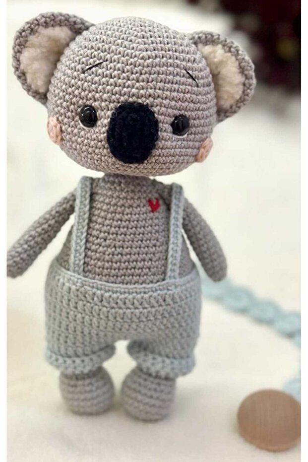 amigurumi tatlı koala tek - 1