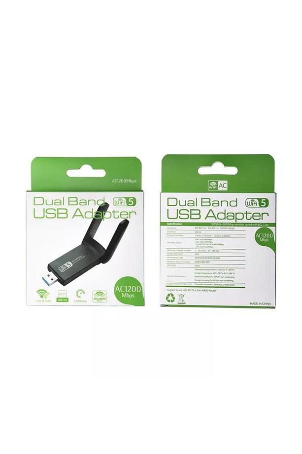 Primex Px-ac1200 Realtek Rtl 8812bu Ac1200 Usb3.0 1200mbps Wifi Adaptör, 2.5g 5g 5.8g Wireless Adapt - 8