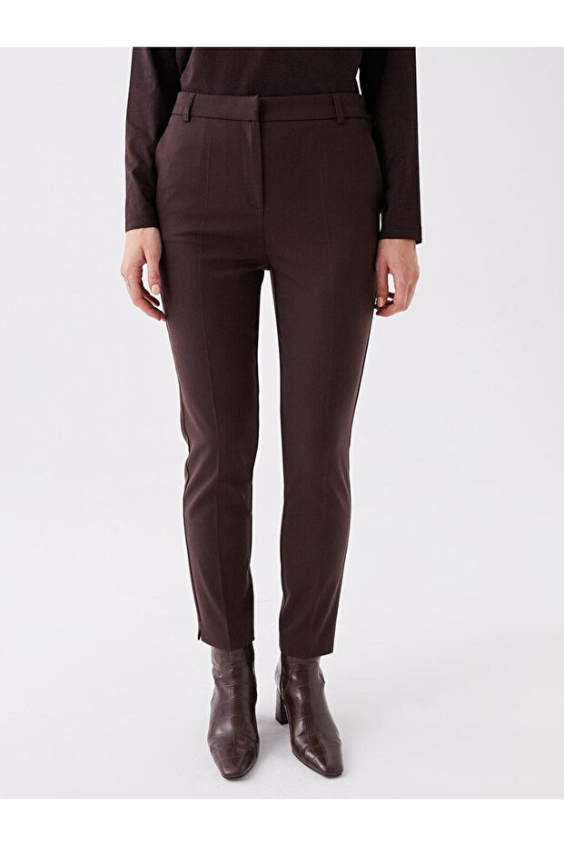 LCWAIKIKI Basic Kadın Dar Fit Düz Pantolon - 3