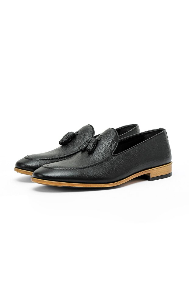 Tusa Genuine Leather Men's Classic Shoes, Loafer Classic Shoes