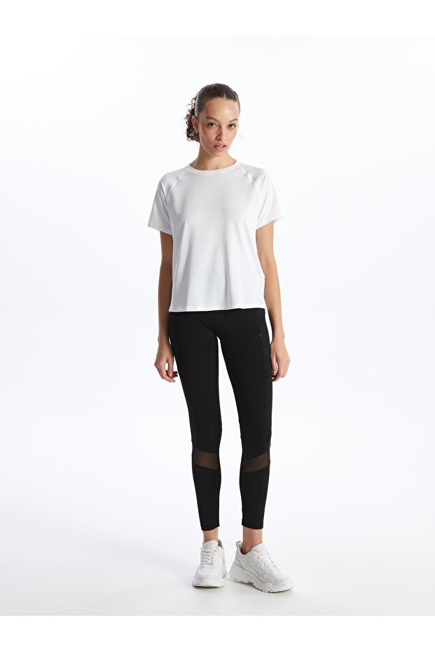 Women's Elastic Waist Plain Tights