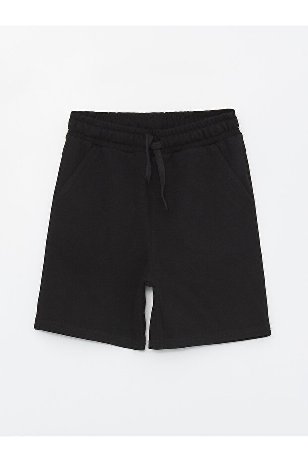 Beli Lastikli Basic Erkek Çocuk Şort - 1