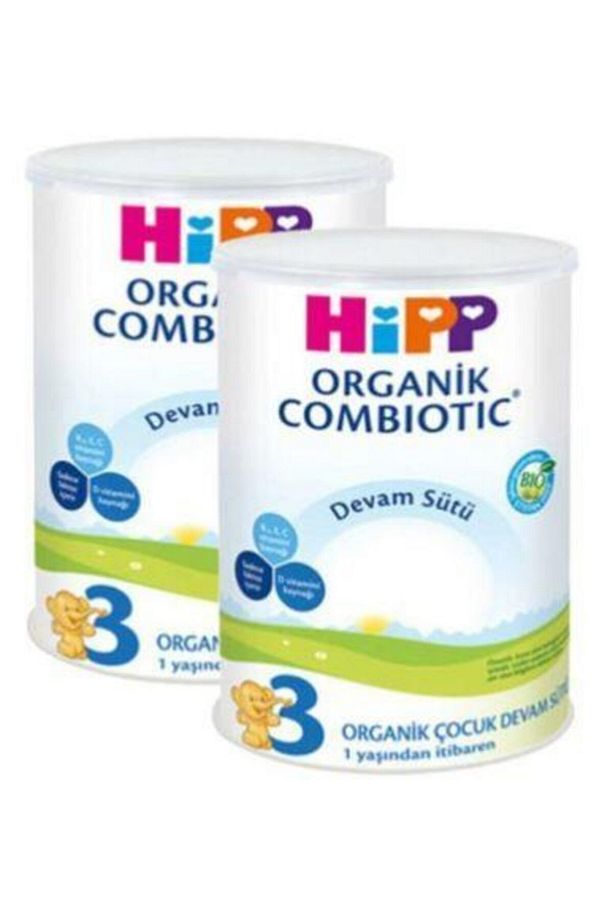 3 Organic Combiotic Bebek Sütü 350 Gr x 2 Adet - 1