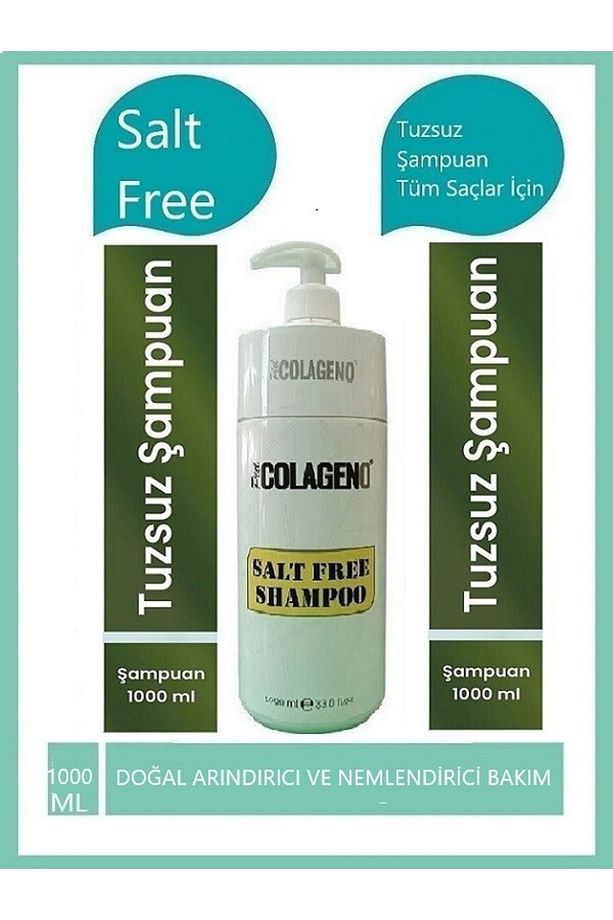 Colageno Tuzsuz Sampuan Salt Free Şampuan 1000 Ml. - 1