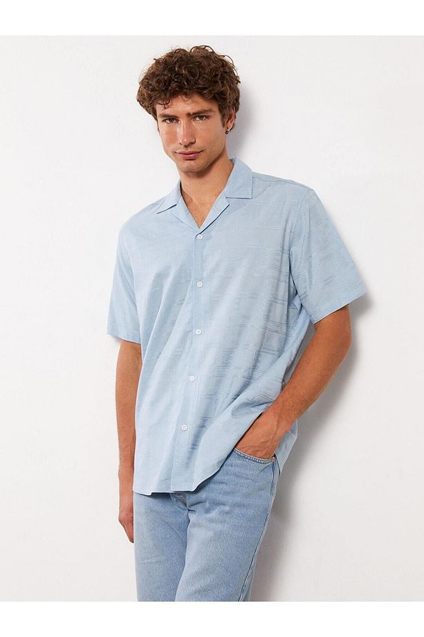 LCW Casual Regular Fit Kısa Kollu Erkek Gömlek - 1
