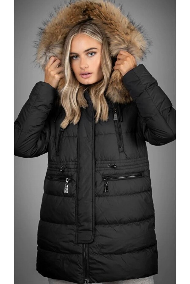Siyah Parka - 4