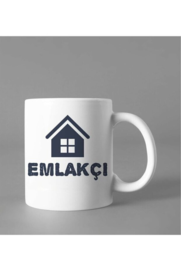 كوب مطبوع عليه وكيل عقارات - 1