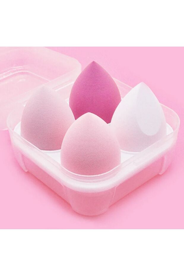 4'lü Standlı Makyaj Süngeri Seti - 3