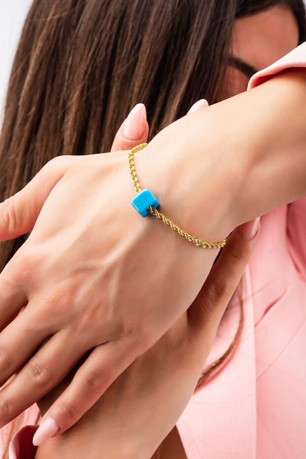 Halat Altın Bileklik - 1