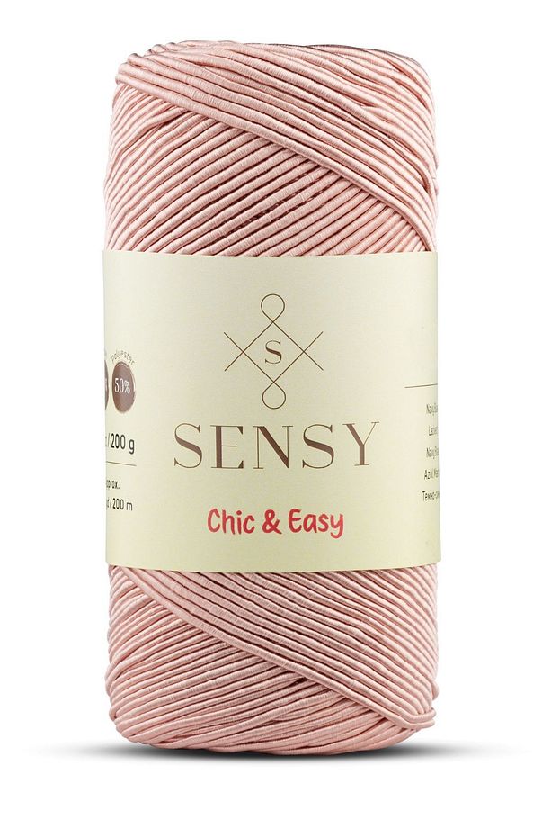 Premium Chic&Easy 200 gr Supra İpi Makrome İpi Mumlu İp Runner İpi Pasa İp Çanta İpi Gül Pembe - 1