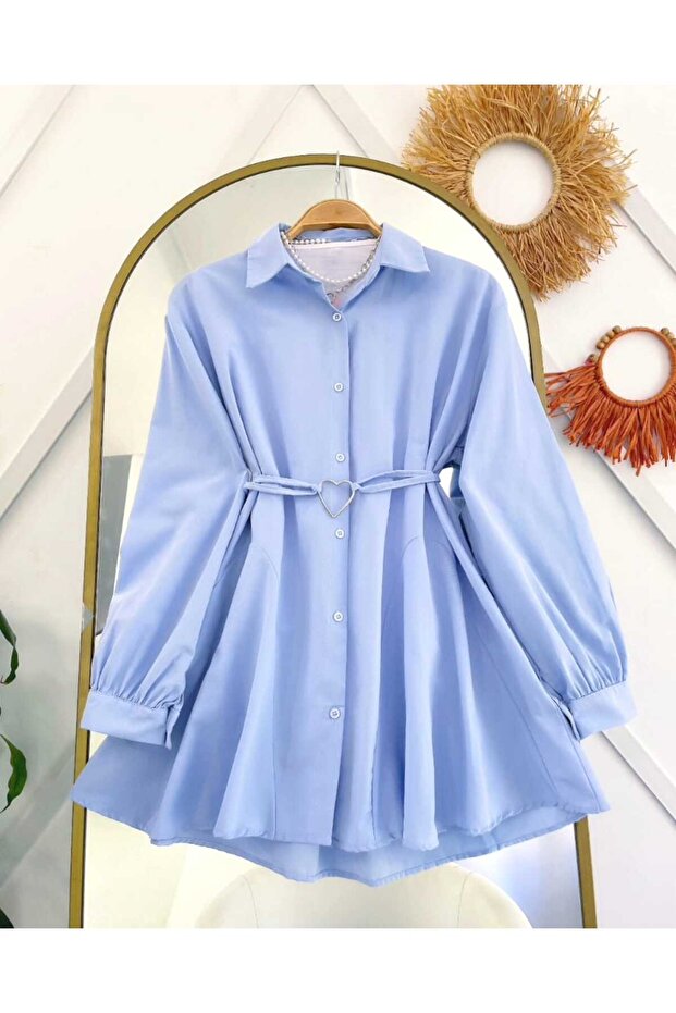 Stylish Shirt with Heart Belt