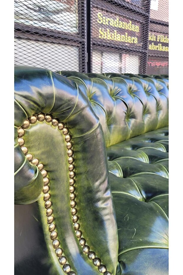 3A MOBİLYA OLD ENGLİSH PULLAP CHESTERFİELD - 5