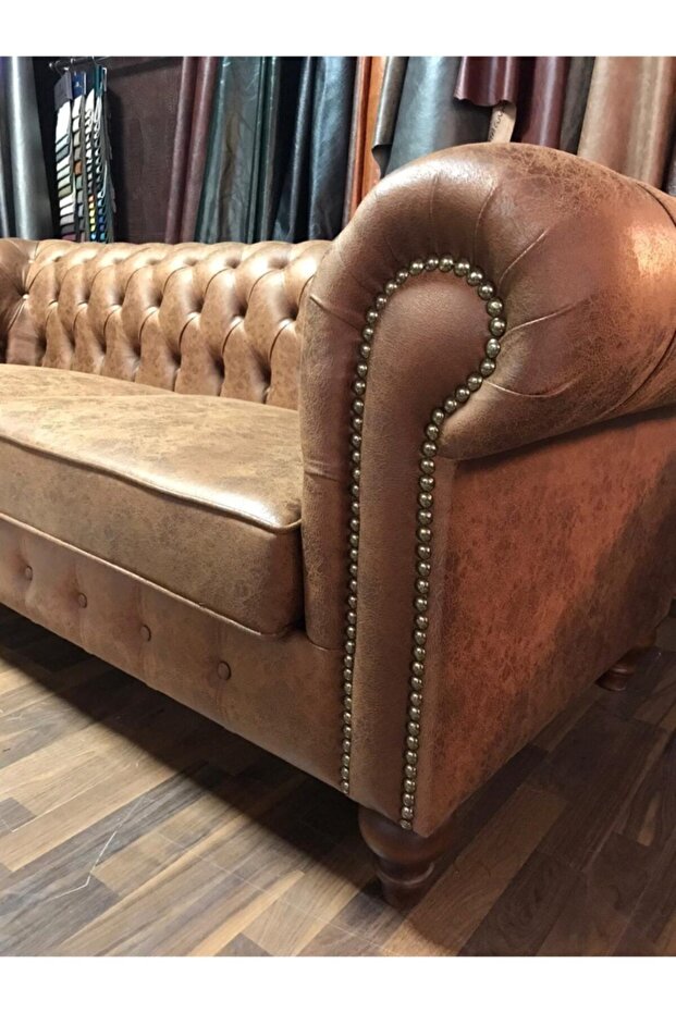 Taba Nubuk Chesterfield - 3