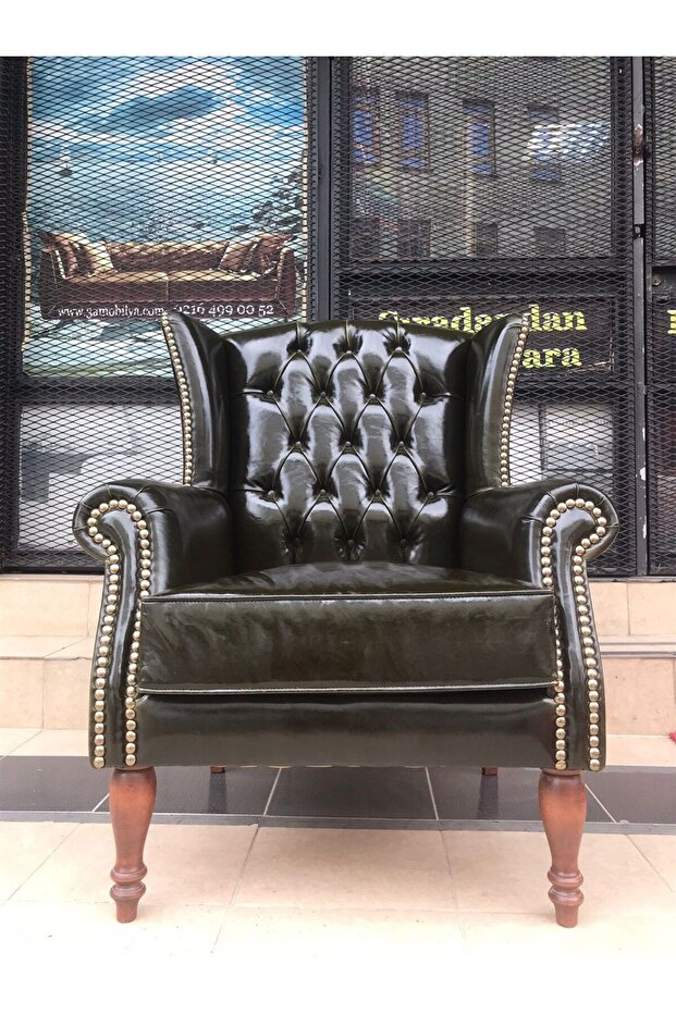 3A MOBİLYA ENGLİSH GREEN PULLAP BERJER - 7