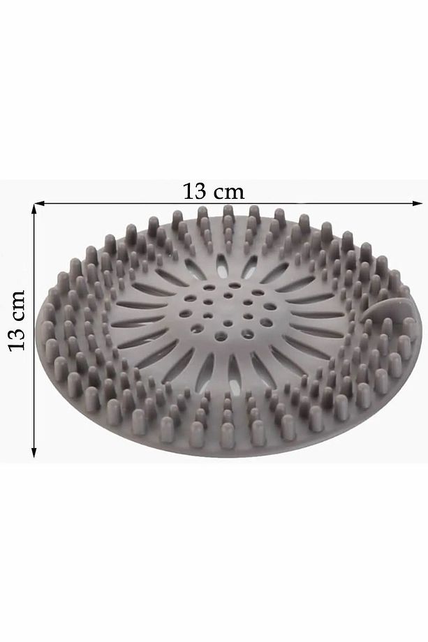 Süzgeçli Silikon Lavabo Ve Küvet Tıkacı Yuvarlak Lavabo Tıkacı Süzgeç Banyo Süzgeç- ECOLUX - 7