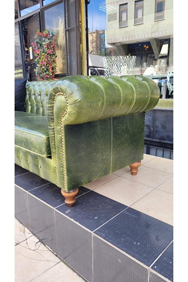 LONDON PULLAP GREEN CHESTERFİELD - 2