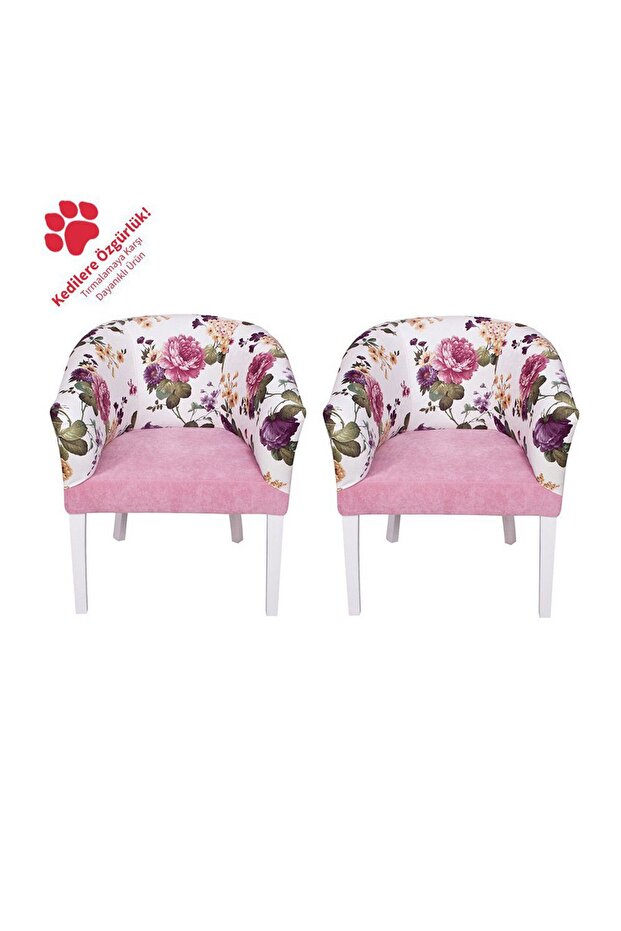 2Li Şımarık Oval Berjer 70x69x68 CM - 1