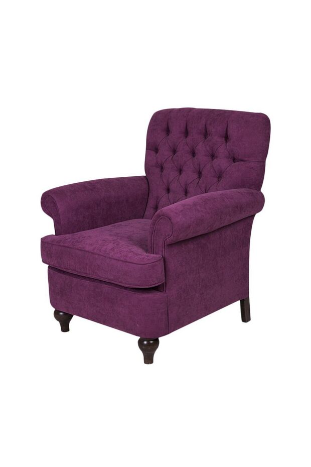 Elegance Mürdüm Berjer 105X80X75 CM - 1