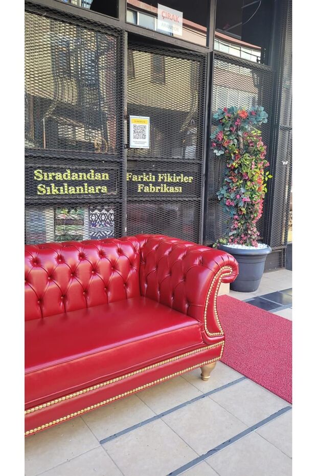 3A MOBİLYA FLAME DERİ KOLTUK - 3