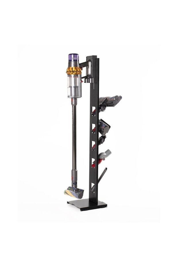 Dyson Uyumlu Dikey Süpürge Standı Siyah Renk Dyson V15 - V12 - V11 - V10 - V8 Modellere Uyumlu - 5