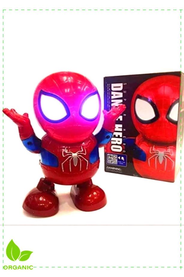 SpiderMan Oyuncak Hareketli Işıklı Dans Eden Robot Örümcek Adam 2 Yildizli Ürün Erkek Cocuk Oyuncak - 5