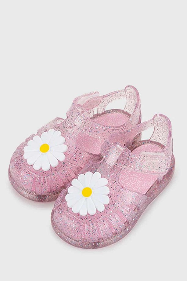 Tobby Gloss Flor Çocuk Sandalet Ayakkabı S10322-385Rosa - 1