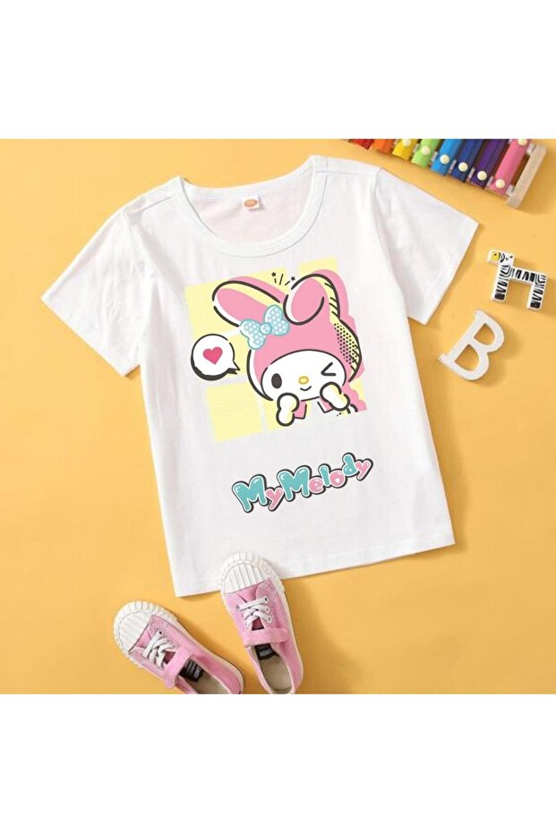 تي شيرت مطبوع عليه My Melody Kids