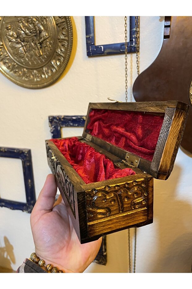 Ahşap tesbihlik - 3