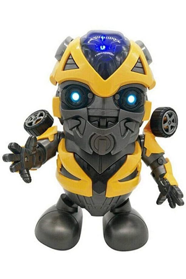 Bıg Hero Robot Transformers Dance Hero Bumble Bee Işıklı Dans Eden Transformers Işıklı Robot V53 - 1