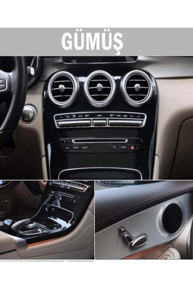 In-Car Decorative Dashboard and Door Trim Strip 5 Meters Gray