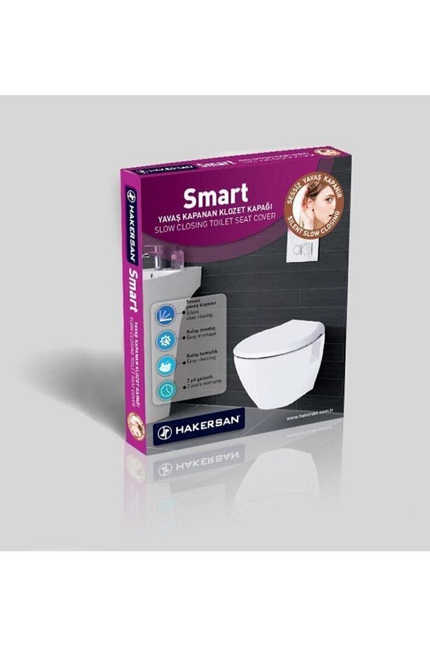 Smart Yavaş Kapanan Soft Amortisörlü Klozet Kapağı - 3