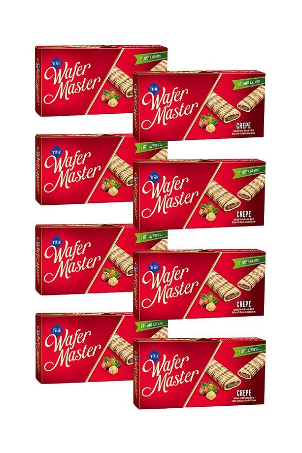 Crepe Kakaolu Fındık Kremalı Gofret 65 Gr  x 8 Adet - 2