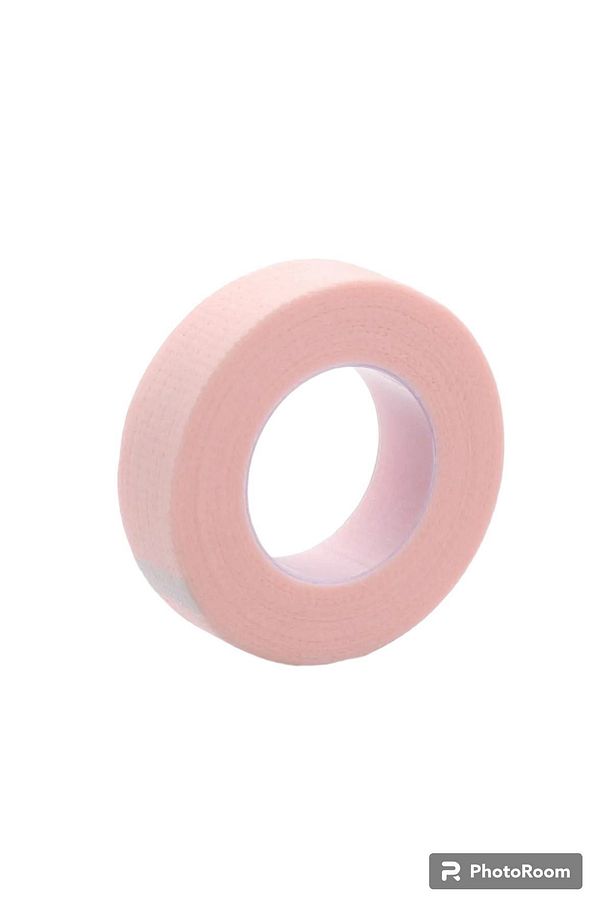 Pembe İpek Kirpik Gözaltı Bandı Kağıt 7 Metre - 1