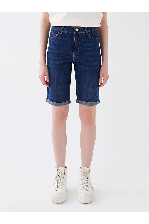 Lcw Jeans Standart Fit Kadın Jean Şort - 3
