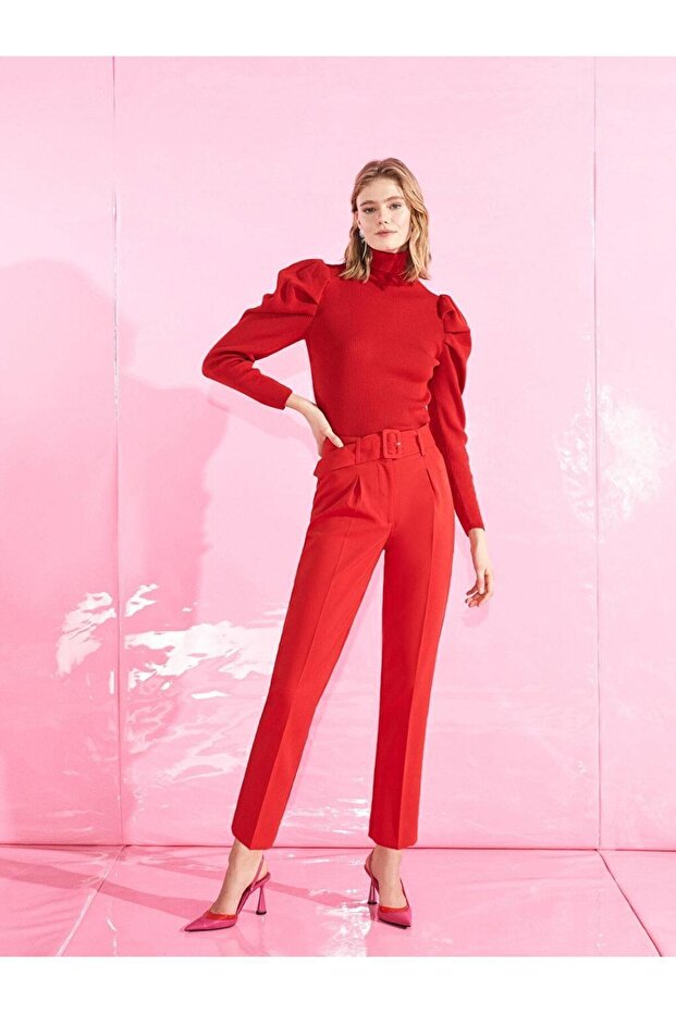 LCW Vision Yüksek Bel Slim Fit Kadın Pantolon - 1