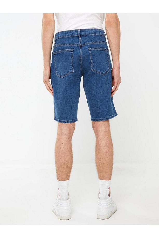 LCW Jeans Standart Kalıp Erkek Jean Şort - 5