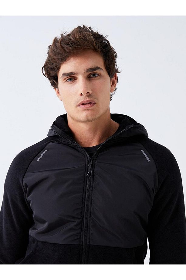 LCW Active Kapüşonlu Uzun Kollu Erkek Fermuarlı Sweatshirt - 3
