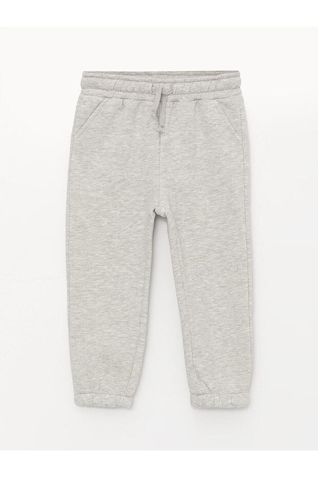 LCW baby Beli Lastikli Basic Erkek Bebek Jogger Eşofman Alt - 2
