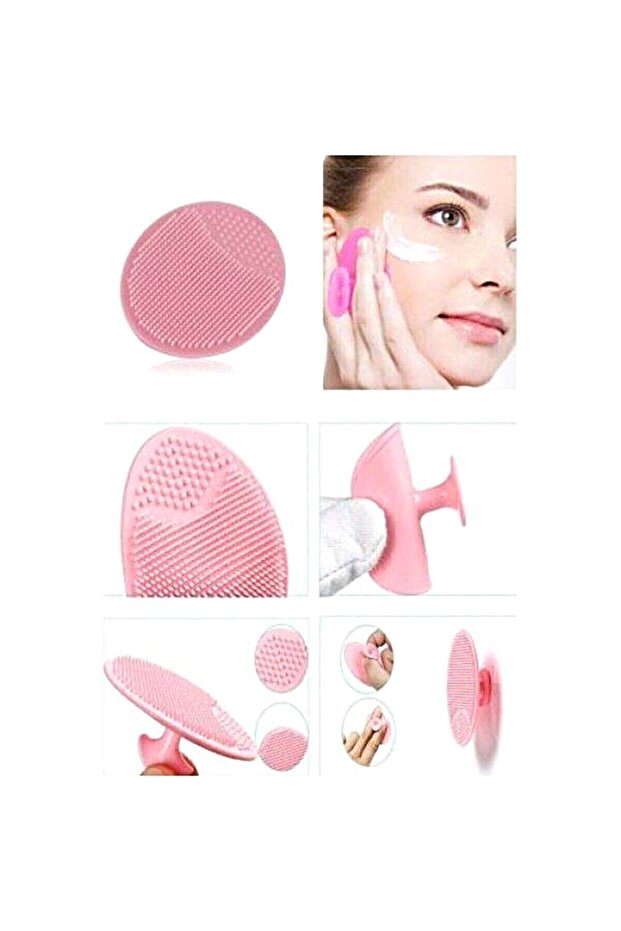 Facial Makeup Removal, Facial Washing Massage Brush, Manual Silicone Brush