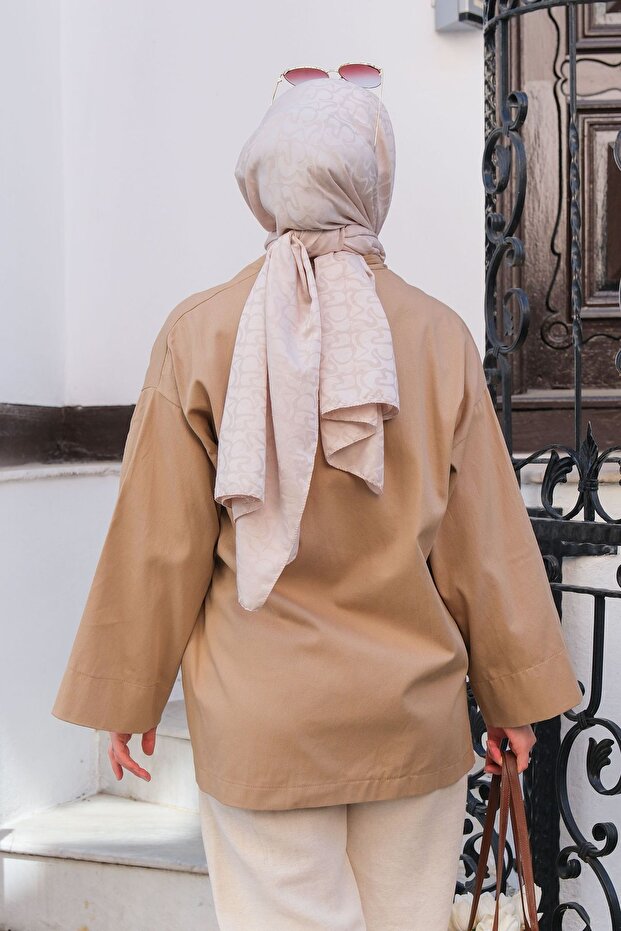 سترة المنك - ربطة جانبية - 3