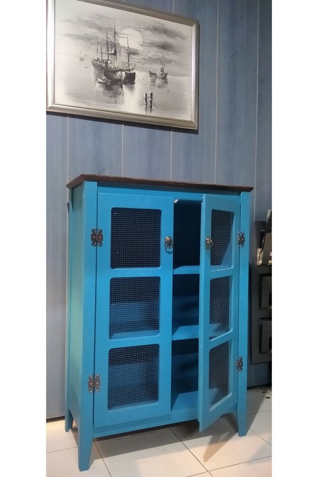 Telli dolap 2 kapaklı