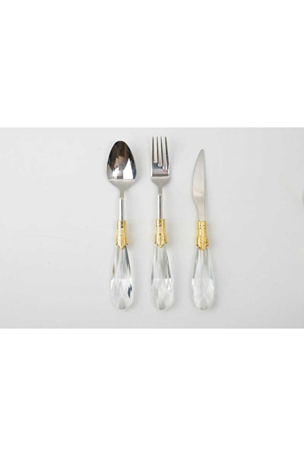 18 PARÇA DAMLA MODEL TATLI SETİ GOLD - 2